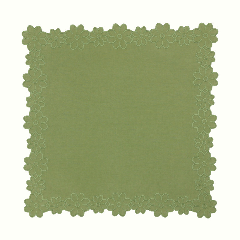 Floral Border Dinner Napkin