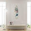 Graffiti Galaxy Surfboard by Katy Hirschfeld - Decorative Surfboard Wall Art Print on Acrylic