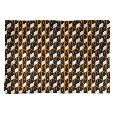 Katelyn Elizabeth Cotton Geometric Rectangle Placemat