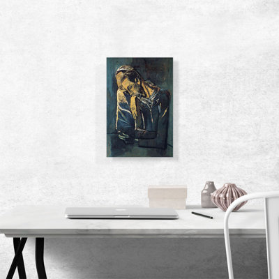 " Tallenge Two Figures 1904 " by Pablo Picasso Painting Print