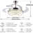Fedela 42'' Ceiling Fan with LED Lights