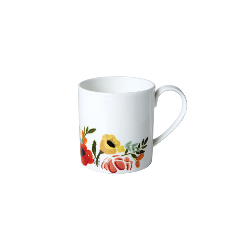 Language Of Flowers Bone China Coffee Mug
