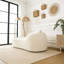 Canapé-lit moderne en chenille avec siège profond et 1 coussin-1301335282