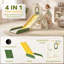 AIYAPLAY Foldable 5 in 1 Kids Slide with Climber and Basketball Hoop, Cream