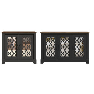 Chessani Traditional Coordinated Storage Sideboards Buffet 2 Piece Set