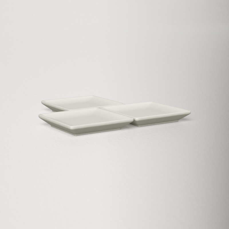Borgen Square Condiment Server, Chalk