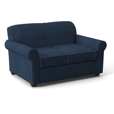 Finn 59" Rolled Arm Sofa Bed Loveseat with Reversible Cushions