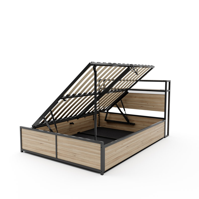 XR Living Denver Ottoman Bed With App Controlled LED Lighting, Double (4'6)