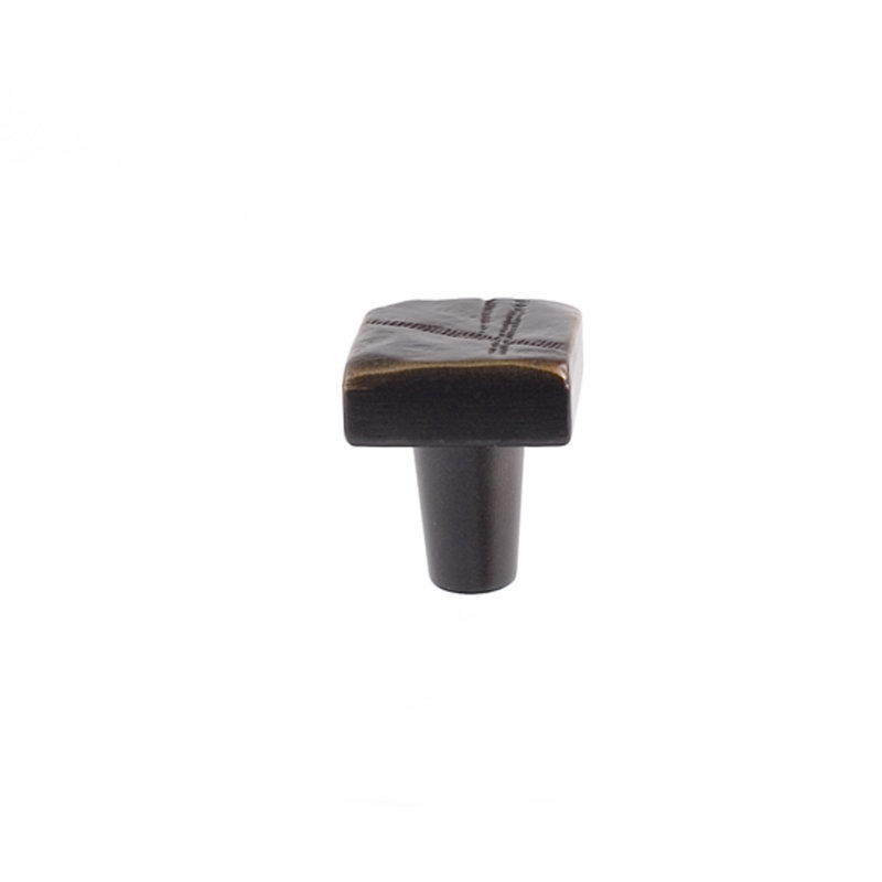Jeff Goodman 1" Length Square Knob, Oil Rubbed Bronze