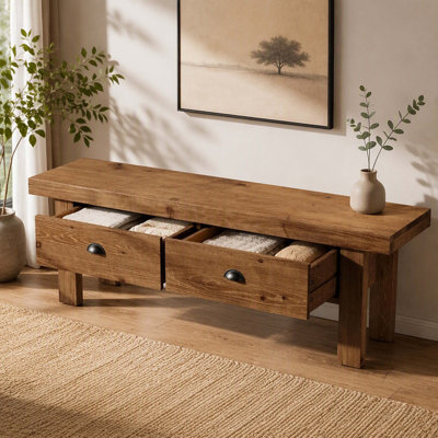 Banc de rangement Rustic
