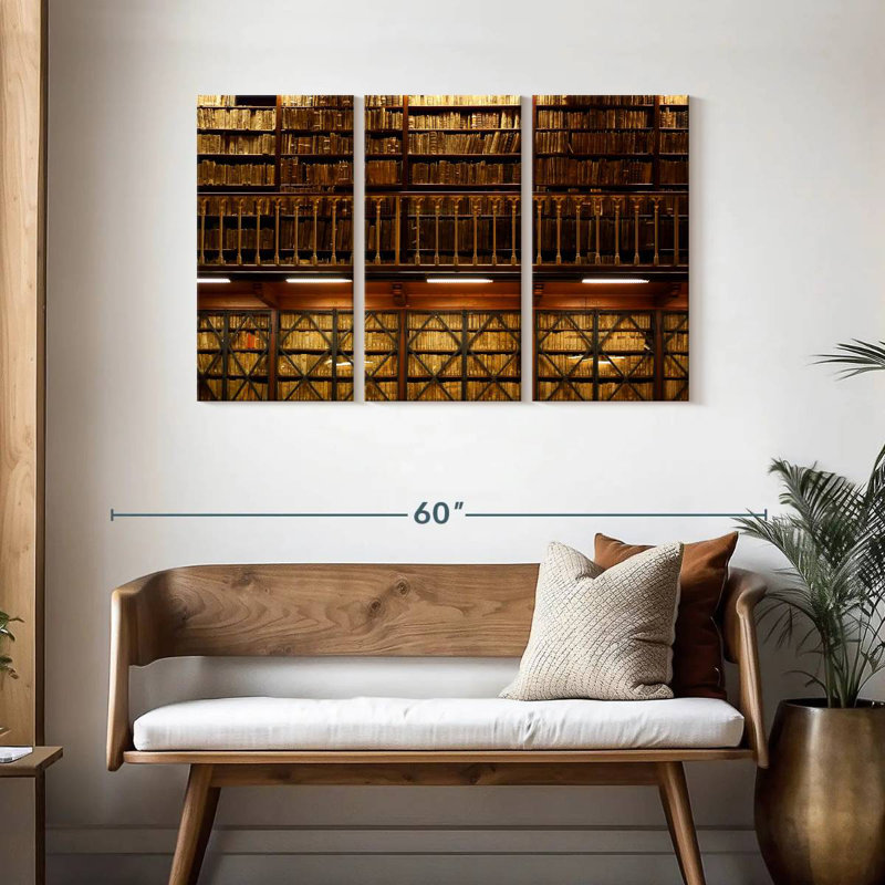 Lilie Library, 28" H x 45" W