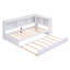 Lit de jour simple avec lit gigogne, armoires de rangement et ports USB-1078183063