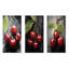 Charbon gris cerise Chaplin fruits - fruits, ensemble de 4 reproductions d'art mural-546301773-546301775