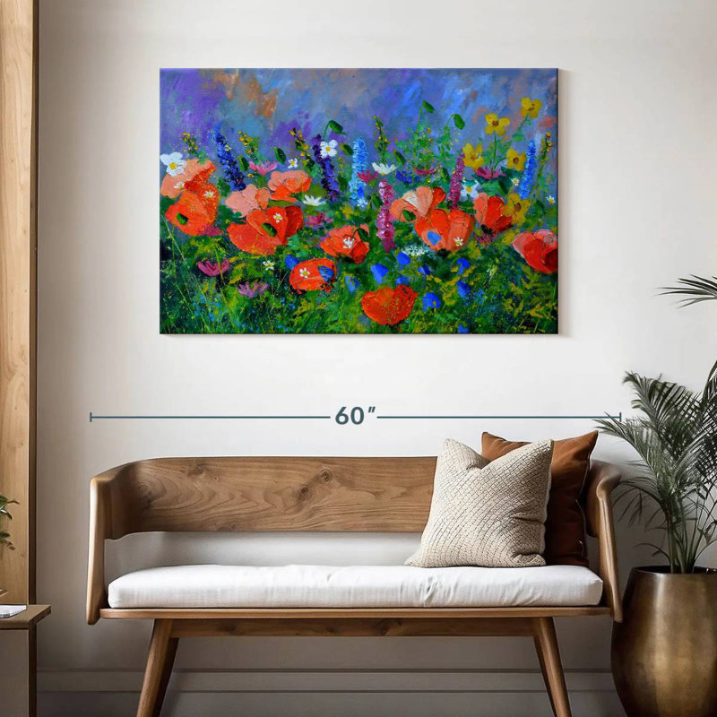 Harnek My Orange Poppies, H 30 po x l 45 po