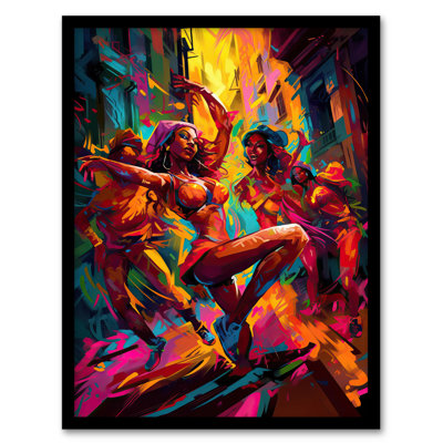 Merran Reggaeton Modern Street Dance Reggae Music - Single Picture Frame Print