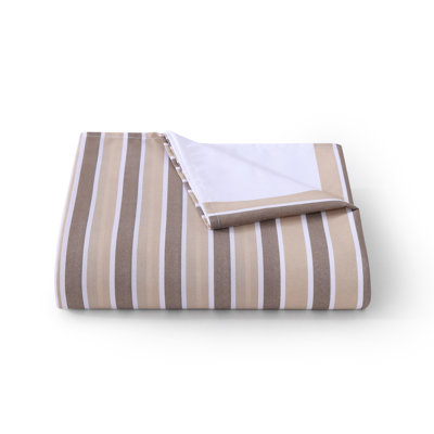Beyond Impressions By 1888 Mills Beige Stripe Printed Top Cover