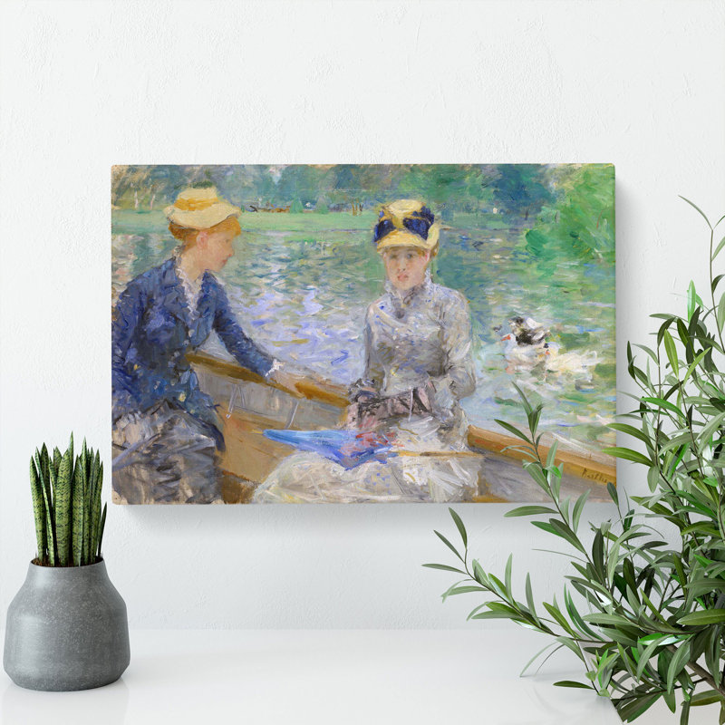 Summers Day by Berthe Morisot - Wrapped Canvas, 35cm H x 76cm W x 3cm D