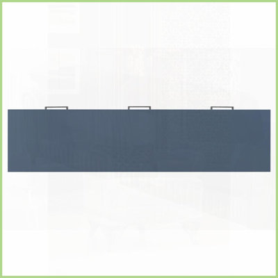 Table basse en U avec 3 tiroirs Tablette de 62,2 po de largeur facile à nettoyer pour le vestibule du salon