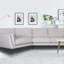 Canapé 3 places pour salon Canapé en L confortable-1350106245