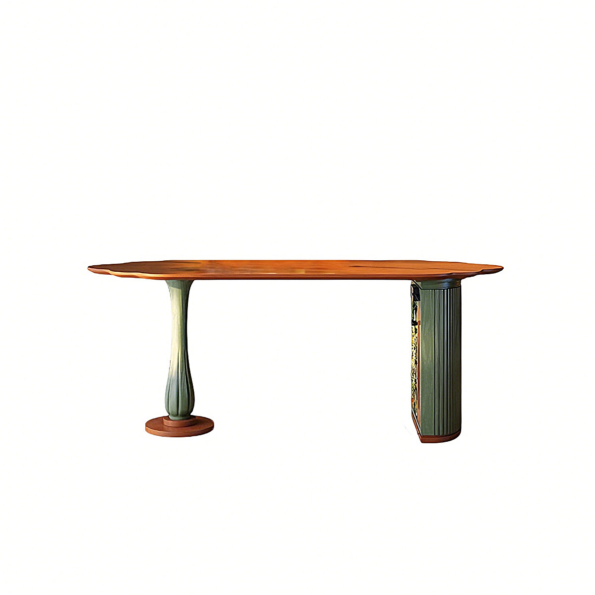 Hokku Designs Brown Solid Wood Minimalist Dining Table - Wayfair Canada