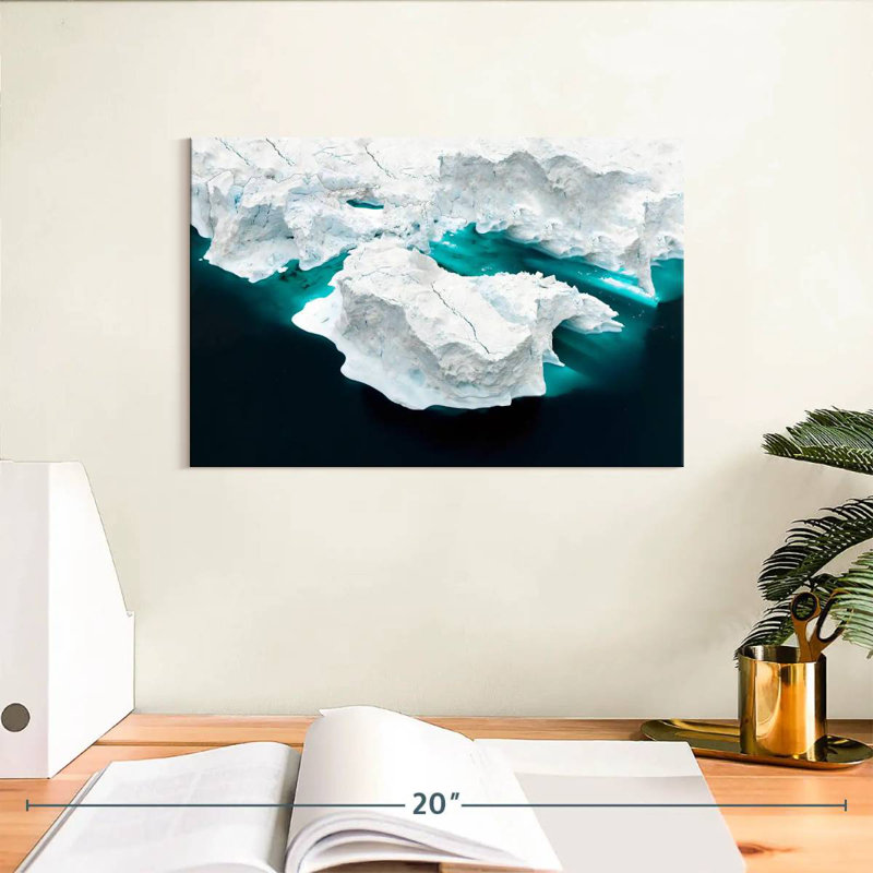 Glaciers d'Alvord Ilulissat, H 8 po x l 12 po