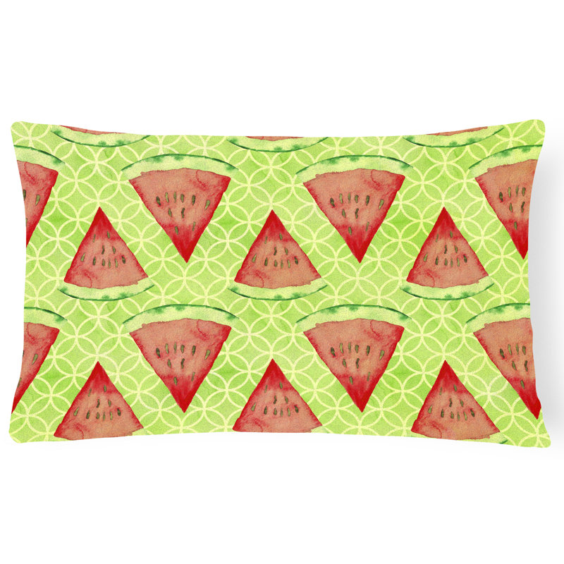  Coussin décoratif intérieur / extérieur Watercolor Melon d'eau