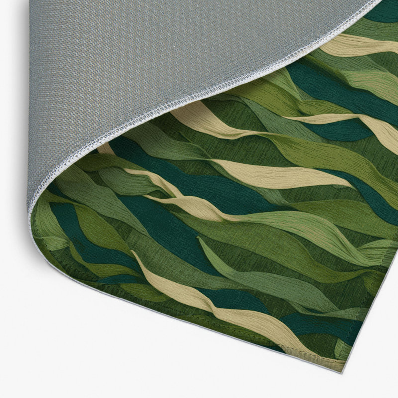 Tapis d'intérieur et d'extérieur vert Nature