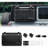 Rear Side Window Storage Box,  Modular Storage MOLLE Panel for Tools MOLLE Accessories, Rear Window Storage Panel Kit Storage Box with Lock Fits for Jeep Wrangler JL 2018-2024