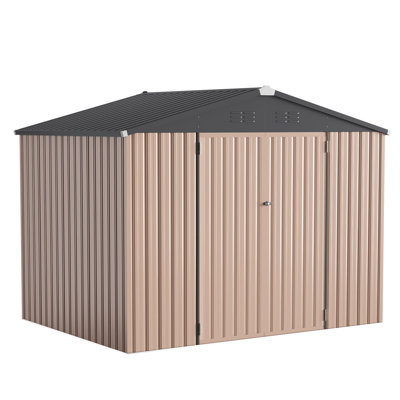 8 Ft. W x 6 Ft. D Metal Storage Shed