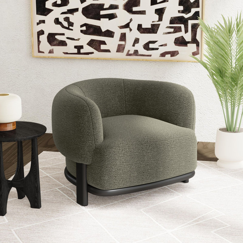Chaise Rosalind en mousse espagnol, Vert