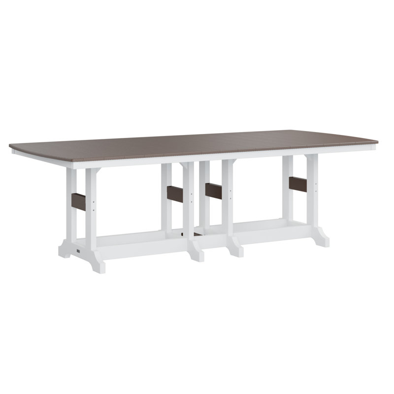 Table de bar rectangulaire Berlin, Brun chocolat, H 39,5 po x l 96 po x P 44 po