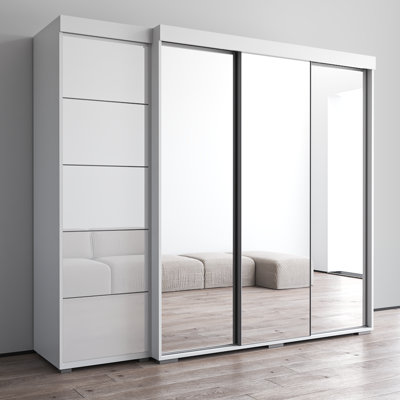 Manufactured Wood Armoire by Meble Furniture
