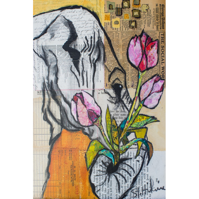Elizabeth St. Hilaire - Wrapped Canvas Painting, 45cm H x 30cm W x 3.81cm D