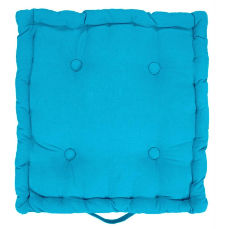 Samyo 45x45+10cm Box Cushion Seat Cushion, Teal