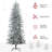 7.5ft Tall Prelit Artificial Christmas Tree