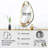 Plumerville - Glam 3D Shapes Irregular Abstract Large Wall Mirror