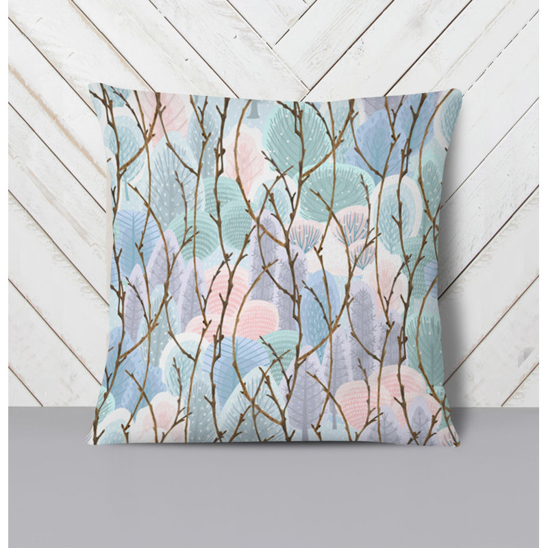 Throw Pillow With Insert, 16"H x 16"W, Multi Abstract 7
