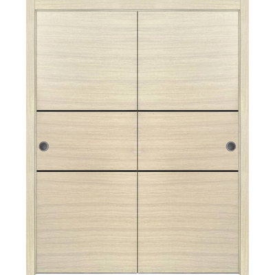 Solid Manufactured Wood Panelled Wood Finish