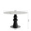 Table de salle à manger moderne 39 "- blanc gris, petite table de cuisine pour 2 à 4 personnes-1250607832-1250607838