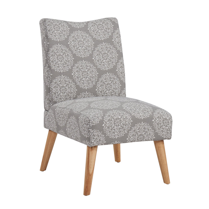Chaise parsons Jake, Médaillon en pierre