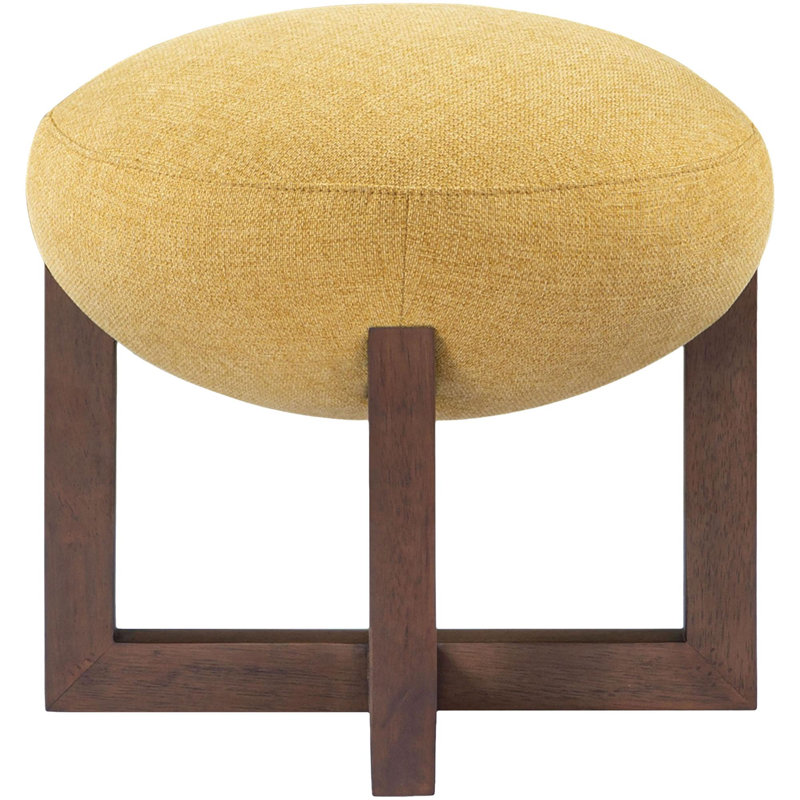 Marfa MARF-002 18"H X 18"W X 18"D Ottoman, Yellow