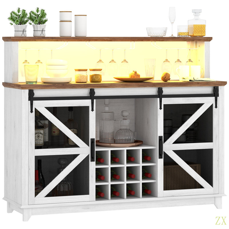 Armoire à vin de style café pour la cuisine et la salle à manger