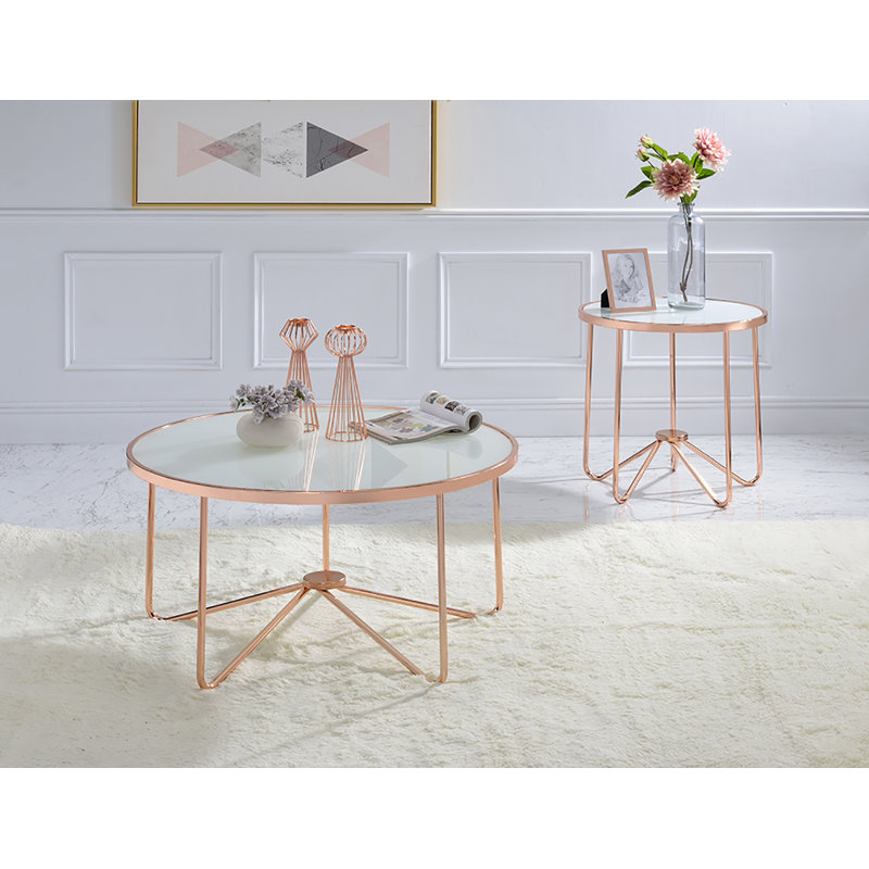 Table basse Nashville, Gelé, H 22 po x l 22 po x P 22 po