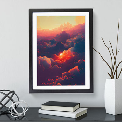 Cloudy Sunset No.2 - Framed Print