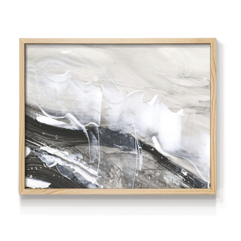 Blizzard Conditions III -Framed Print - Restickable, 8" H x 10" W, Natural