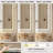 Bright Dual-Sided LED Bathroom Mirror with Anti-Fog, Stepless Dimming, and Three-Color Temperature Functionality. Tempered Glass Construction. Makeup Mirror. ETL/UL Certified.-660109306-660109285