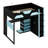 Loft Bed With Integrated Desk, Multi-Level Storage Shelves, USB Ports & RGB Lighting-840089115