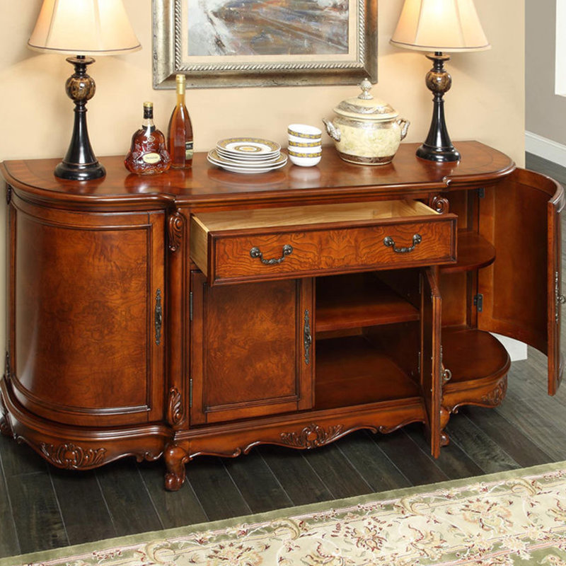 Armoire latérale de rangement minimaliste de style américain