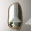 Pebble Solid Wood Free Form Wall Mirror
