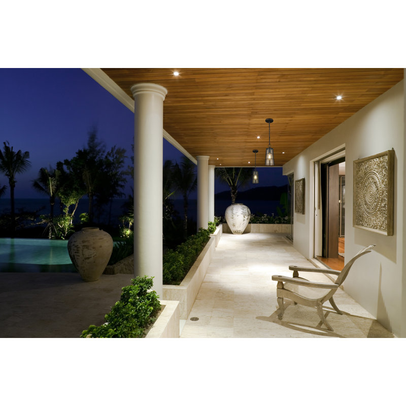 Charli Outdoor Hanging Lantern, 16.25" H x 6" W x 6" D